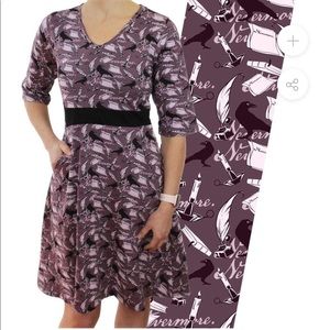 Svaha Poe's "The Raven" Ruby Dress L